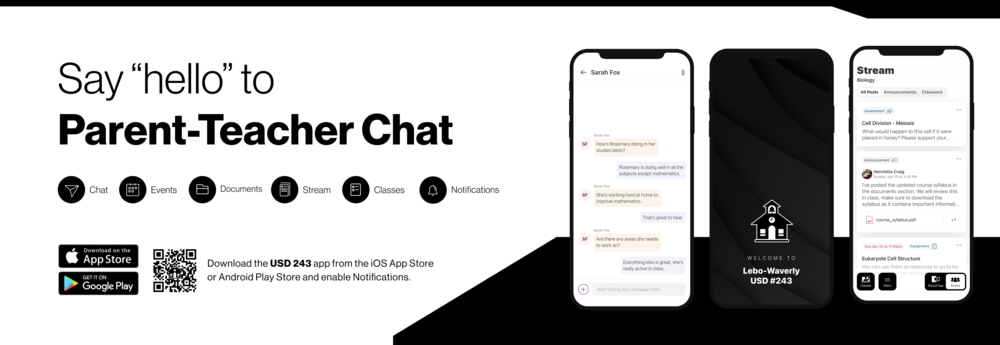 say hello to parent teacher chat