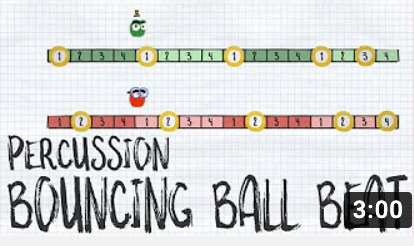 Thumbnail for Percussion Bouncing Ball Beat Video