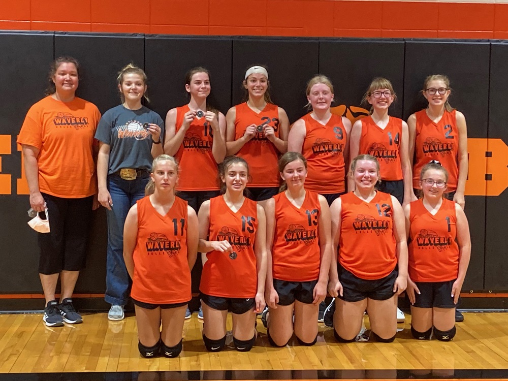 WJH Volleyball finished 2020 season with a 2nd Place Finish in the LCL JH