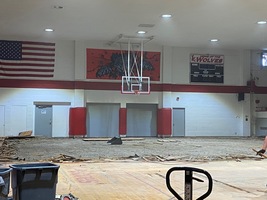 Lebo Schools get New Gym Floor