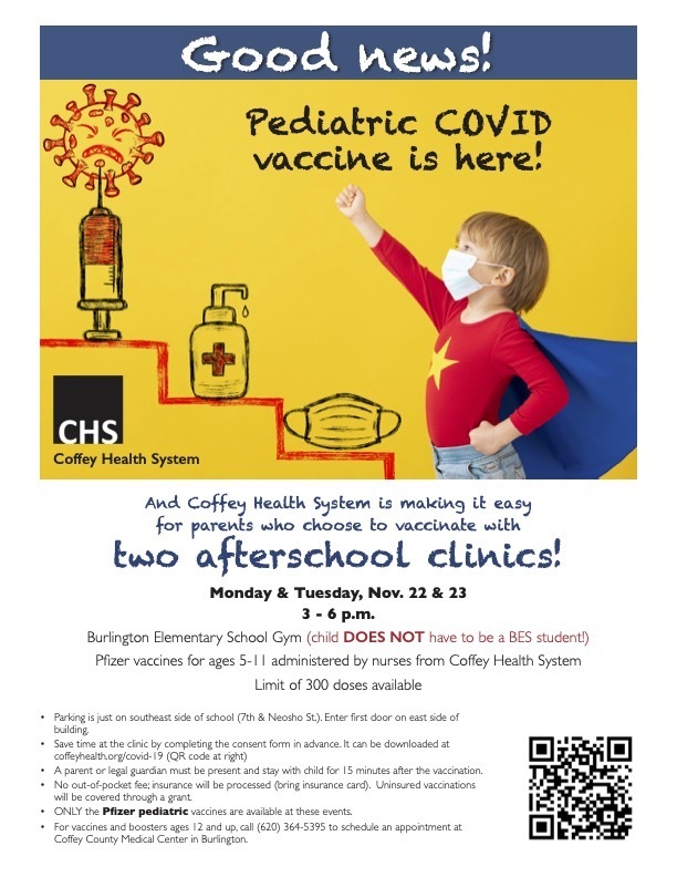 Pediatric COVID vaccine is here!